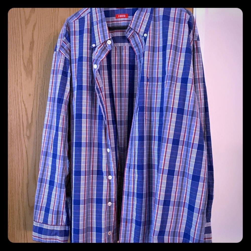IZOD Men’s Button Up Long Sleeve 2XL